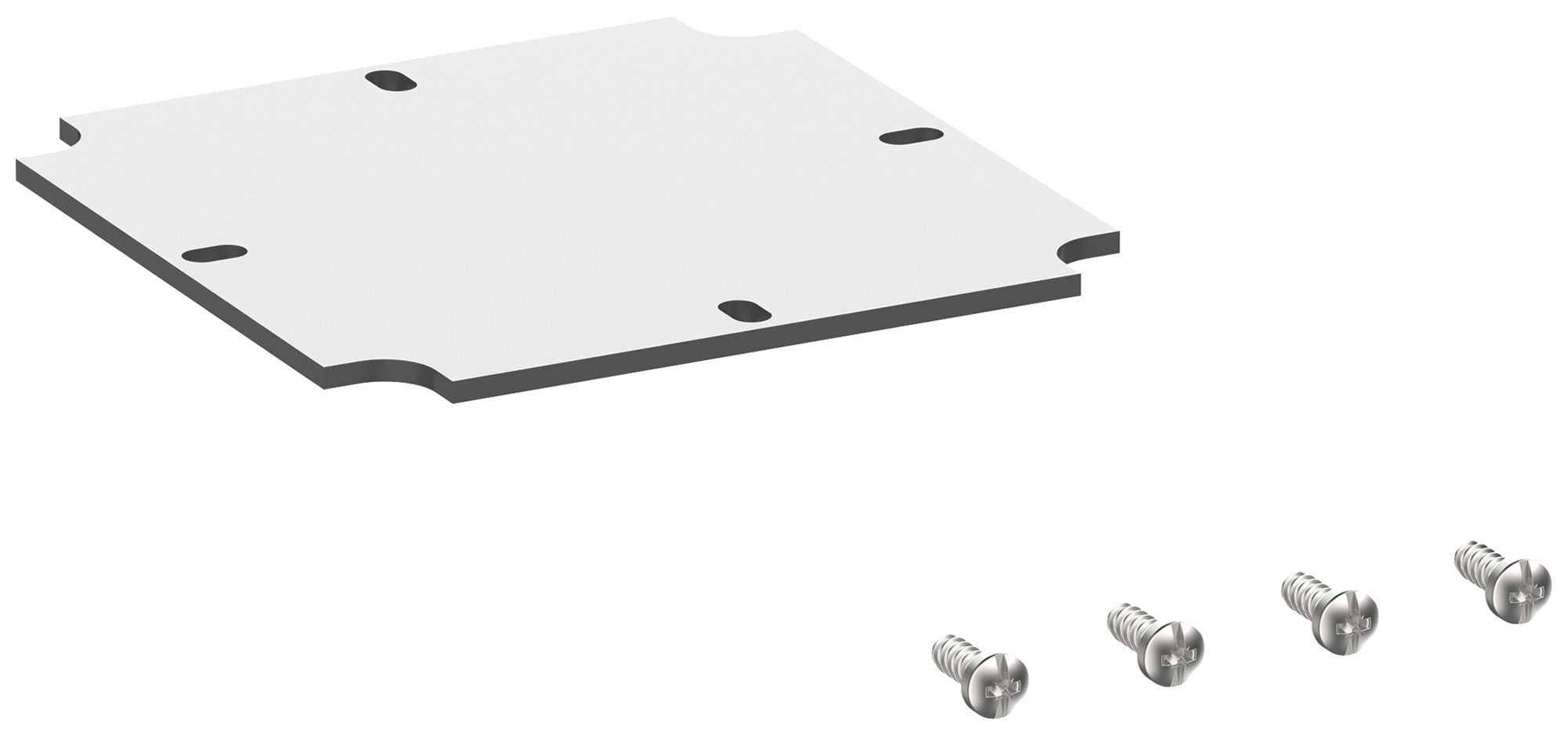 Plaque de montage Spelsberg Abox MPI 060 94×94×2.5mm pour Abox/Abox Pro