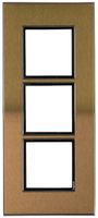 En-tête ENC Legrand Arteor 1×3 horizontal 213×92mm Gold Brass