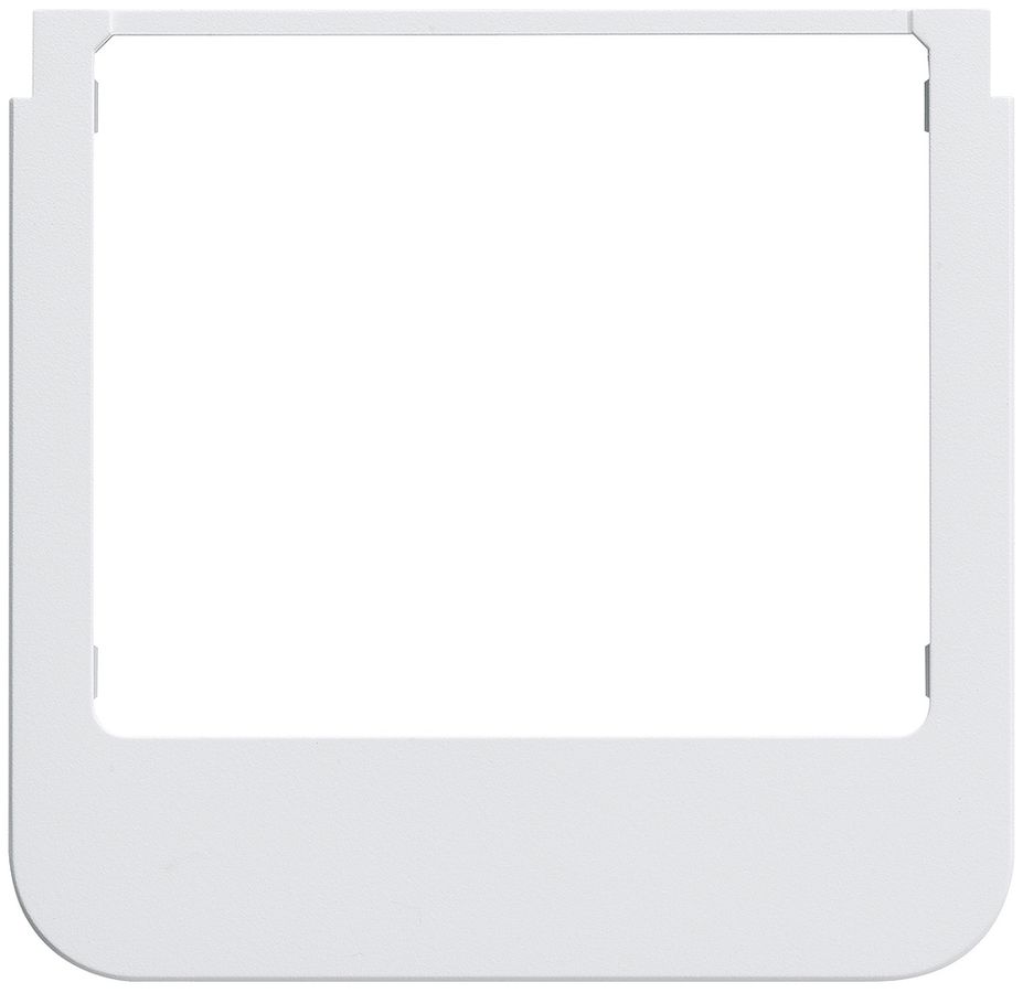 Designrahmen Audio Hager elcom.touch/elcom.fon rund weiss