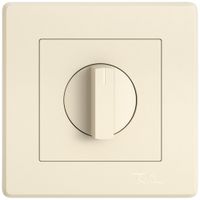 UP-Montageset EDIZIO.liv SNAPFIX® f.Drehschalter m.Griff o.Beschriftung cr