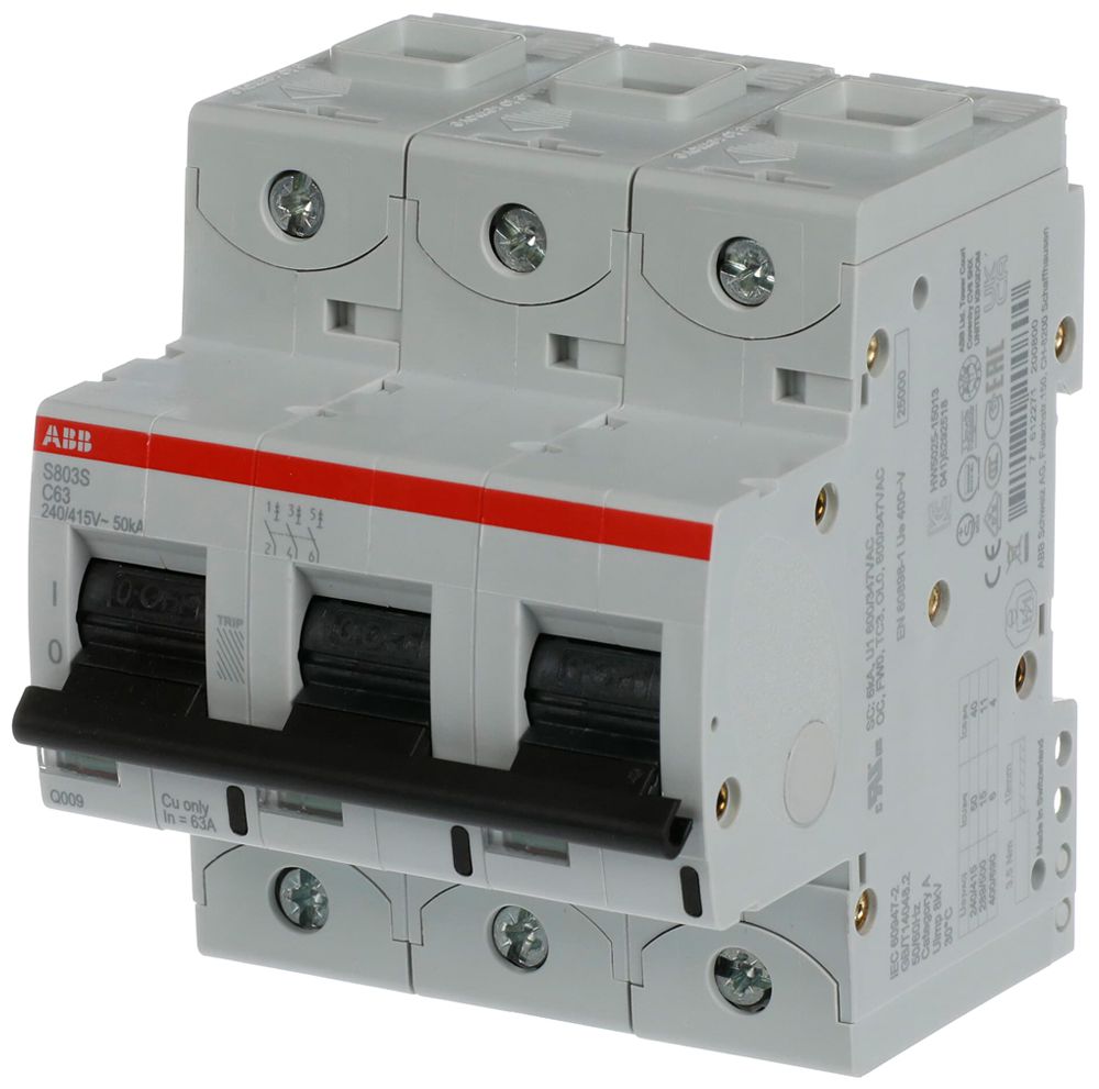 Leitungsschutzschalter ABB S803S-C 63A 50kA