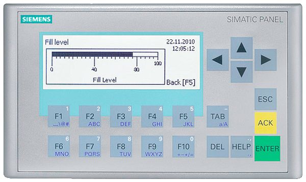 Bedienpanel Siemens SIMATIC HMI KP300 BASIC MONO PN mit 3.6" FSTN LCD