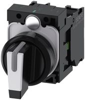 Knebelschalter Siemens SIRIUS ACT Halter 2S I-O-II Kunststoff