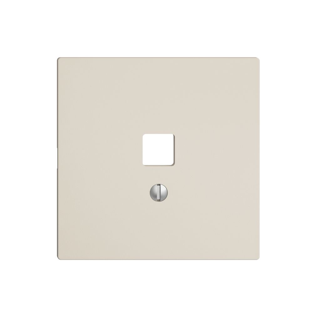 Frontset EDIZIOdue crema, 60×60mm für Datenschnittst.USB
