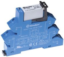 REG-Koppelrelais Finder 38, 1W 16A/24VDC AgNi Federzugklemmen