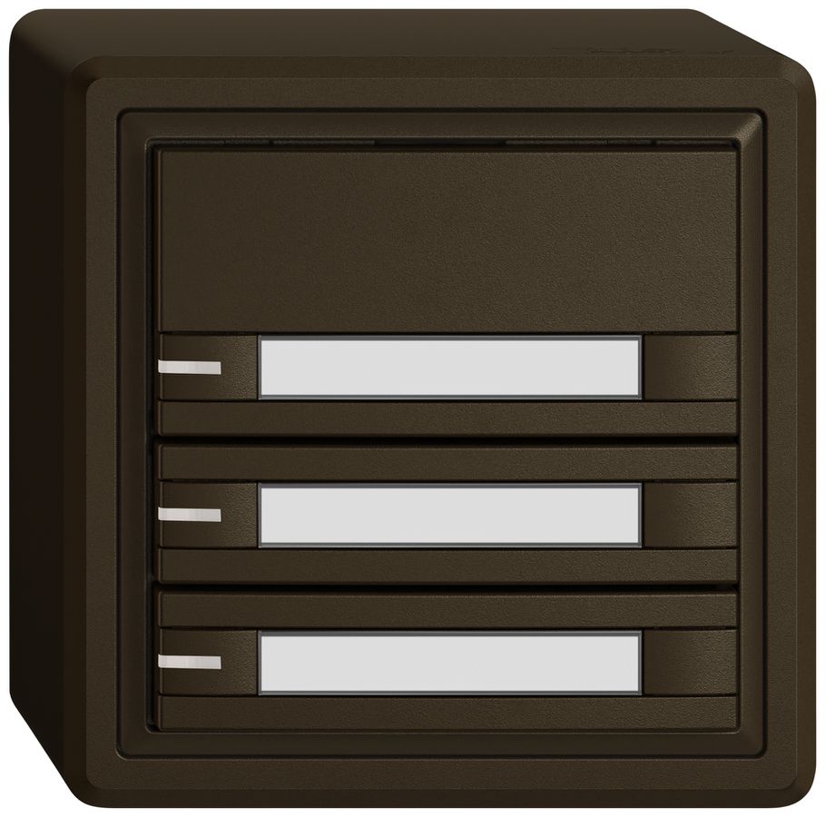 Pulsante KNX RGB AP EDIZIO.liv SNAPFIX® sensore temp.RGB-LED targ.3× com.2T ma