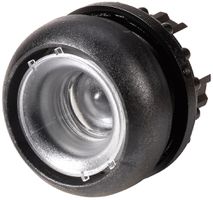 Drucktaste ETN RMQ flach ohne Taste, Ring schwarz