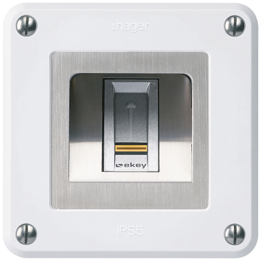 NUP-Fingerscanner Hager ekey robusto C weiss