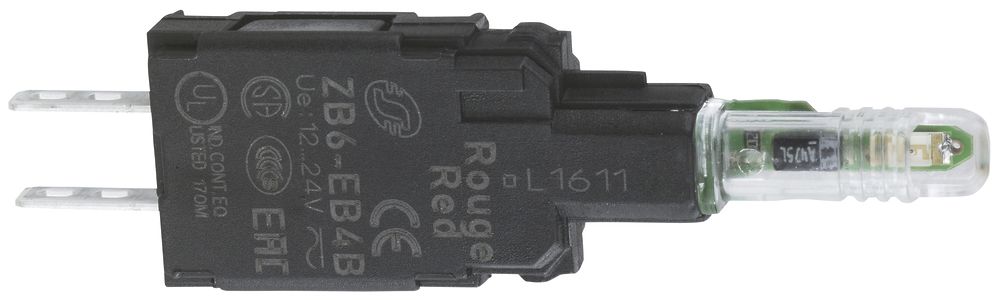 Base Schneider Electric per lampada spia T1 1/4 verde