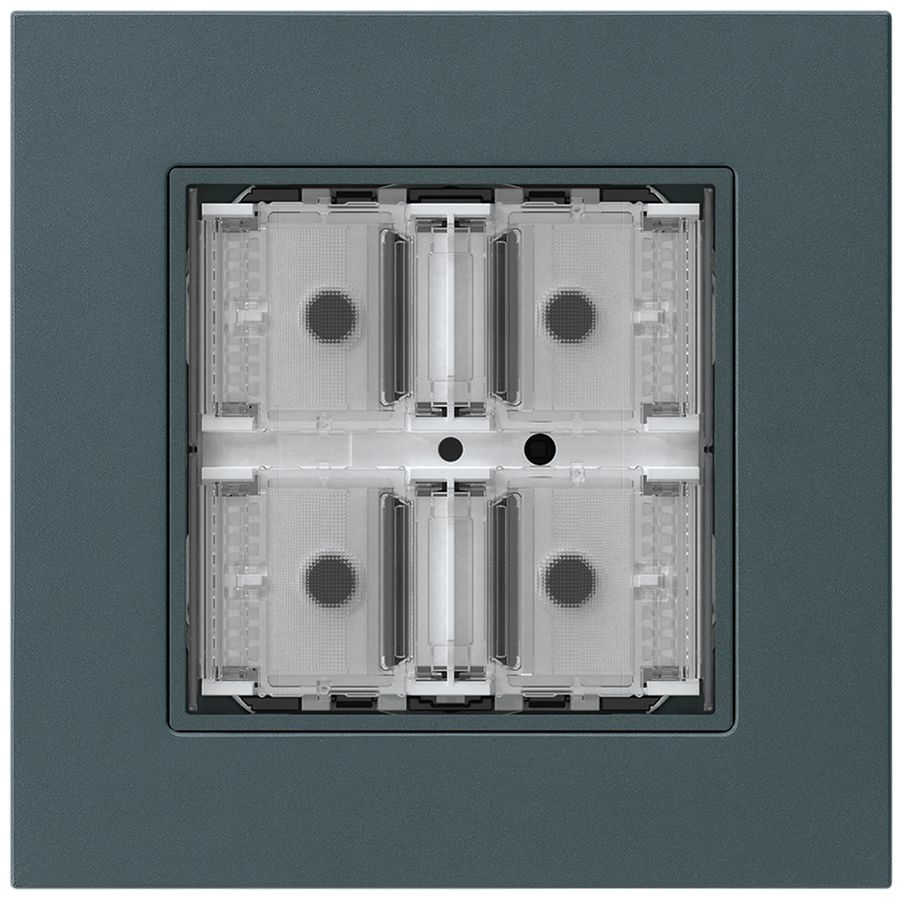 Poussoir KNX ENC KPR p.4×touches 4×points actionnables LED anthracite