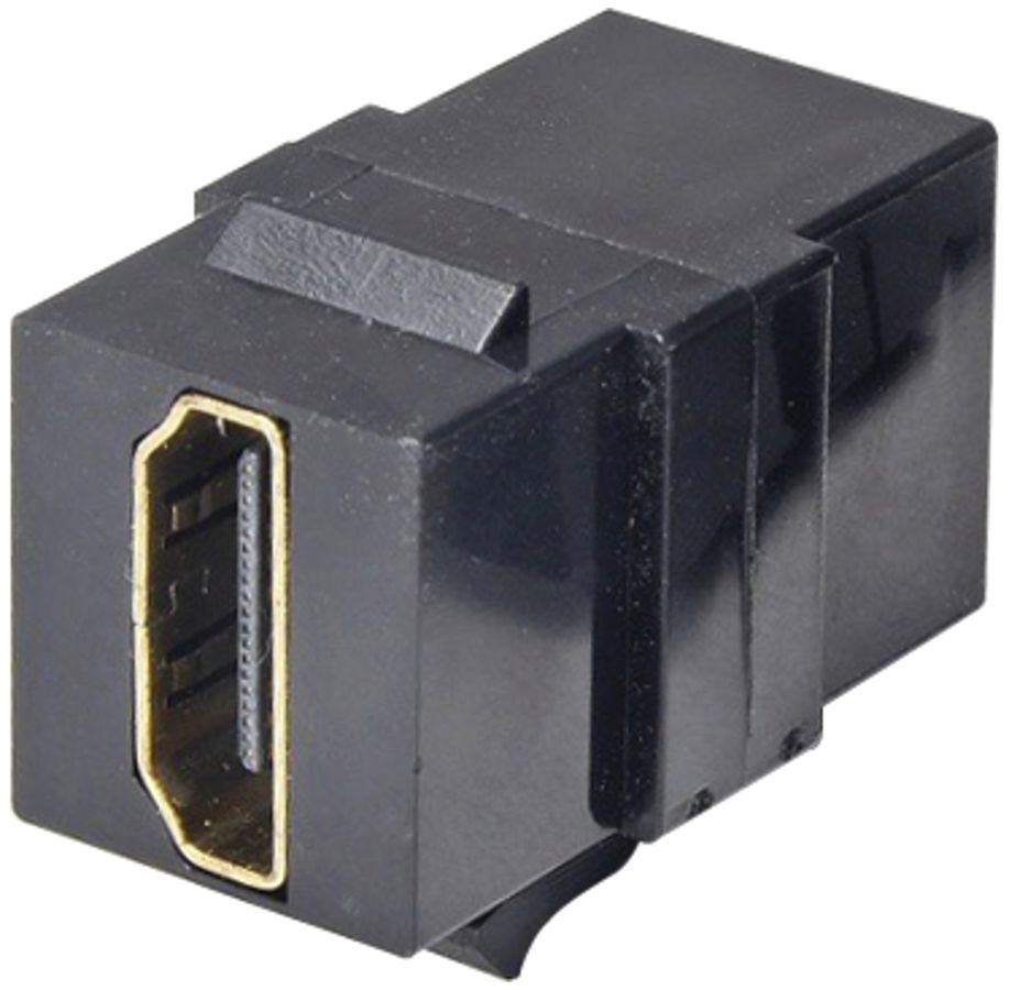 Modulo HDMI Cecoflex, Keystone, 4K/60Hz f/f, nero