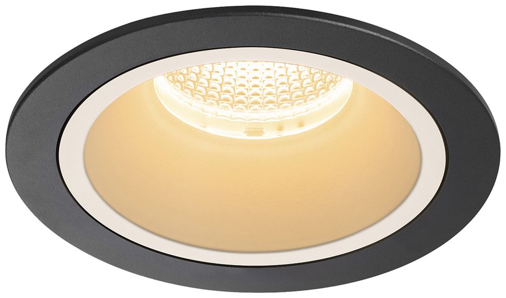 Downlight LED SLV NUMINOS L 25.4W 2250lm 2700K 55° REG Ø130×85mm ne/bi