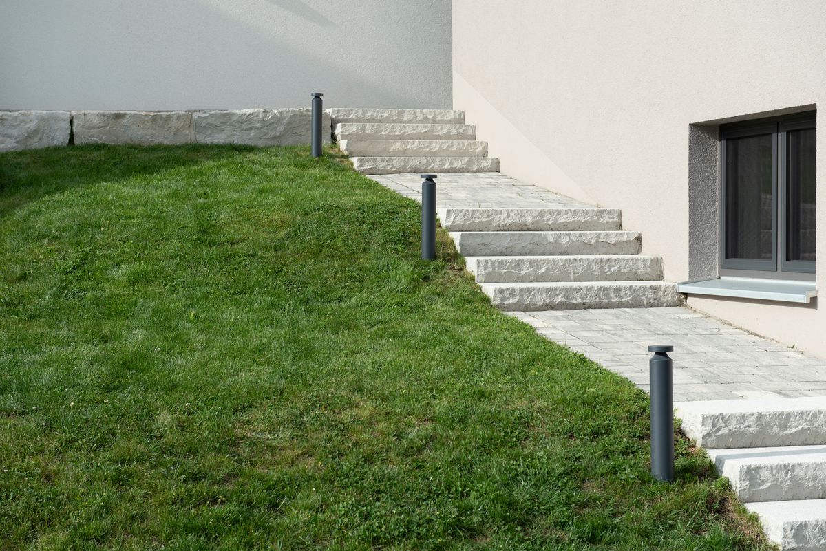 LED-Pollerleuchte DOTLUX TERRA 6.5W 320lm 830 IP65 Ø100×550mm anthrazit