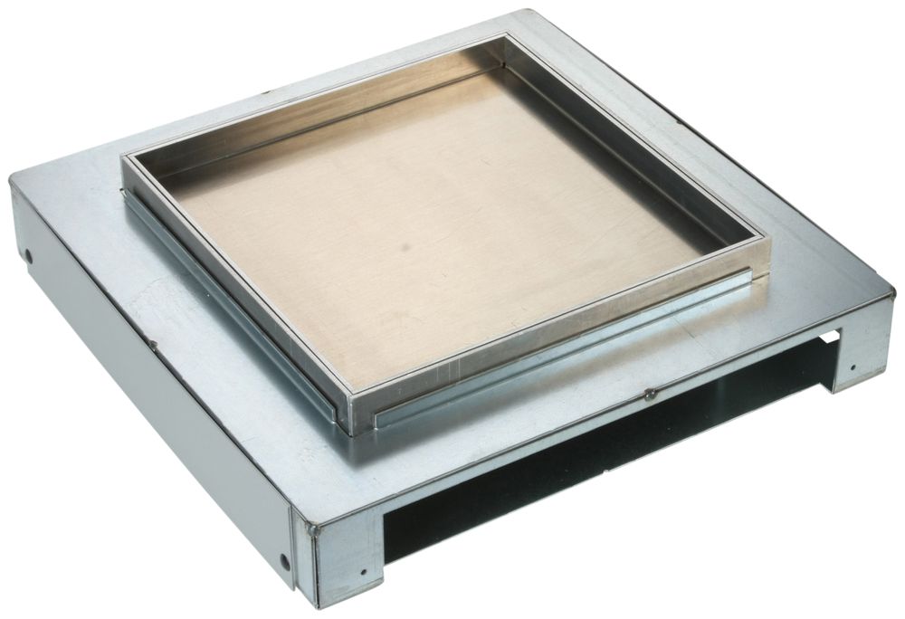 Zugdose ZUG 384×384×50mm Aluminium