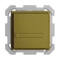 Pulsante KNX RGB INC EDUE, 250mW, s.LED, c.carta, 1×pulsante, com.1×tasto, ov