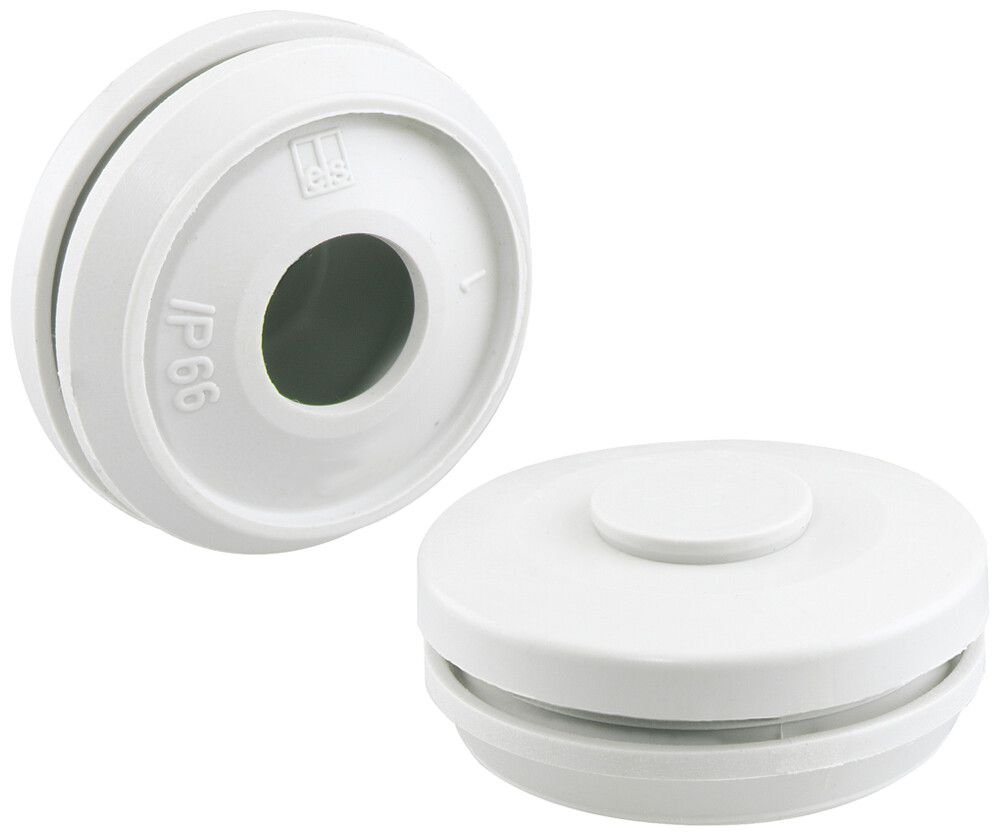 Raccord à double membrane Spelsberg DMS M32 TPE Ø36.7×14.7 Ø13…21mm IP66 blanc