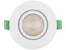 Downlight LED Sylvania OBICO 8.2W 820lm 930/940 IP65 38° VAR Ø96mm blanc