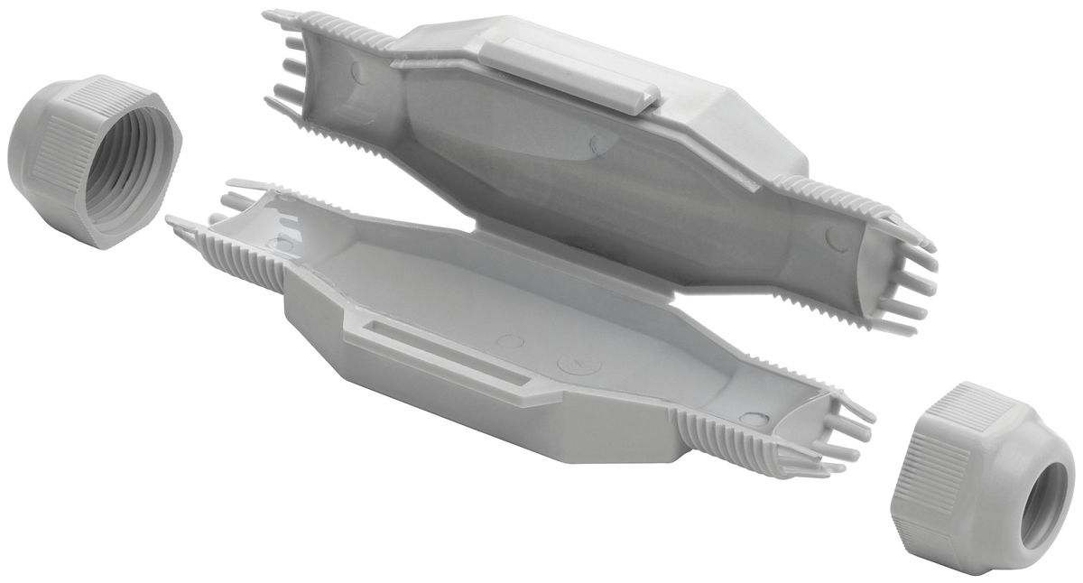 Manchon de jonction Raytech BETTY EASY avec gel câble Ø 10…16mm IP68 gris