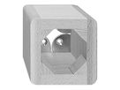 AP-Hartholzrahmen Gr.I lackiert 90×90×60mm für UP-App.