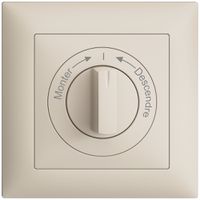 Kit frontale Monter->I<- Descendre EDIZIOdue 88×88mm crema