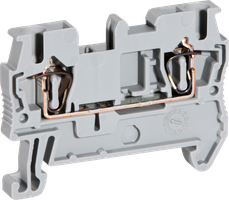 Morsetto 0.08…4mm² raccordo a molla grigio