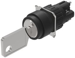 EB-Schlüsselschalter EAO51 Ø18mm 1Ö+1S 0-I Abzug 0+I