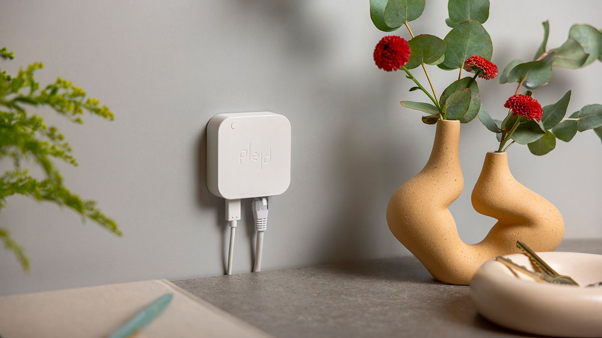 Gateway Plejd GWY-01, LAN (RJ45), Bluetooth 2.4GHz, 70×70×20mm, blanc