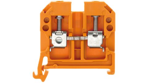 Durchgangs-Reihenklemmen, 4 mm²