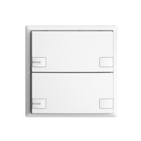 Poussoir KNX RGB EDUE, 250mW, a.LED RGB, 2×poussoir, comm.2×touches, bc