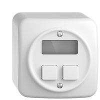 Termostato ambiente KNX AP STANDARDdue 2×con LED RGB, bianco