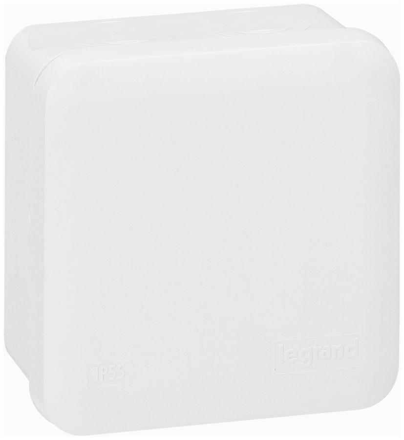 Boîte de dérivation AP PLEXO vide 80×80mm gris