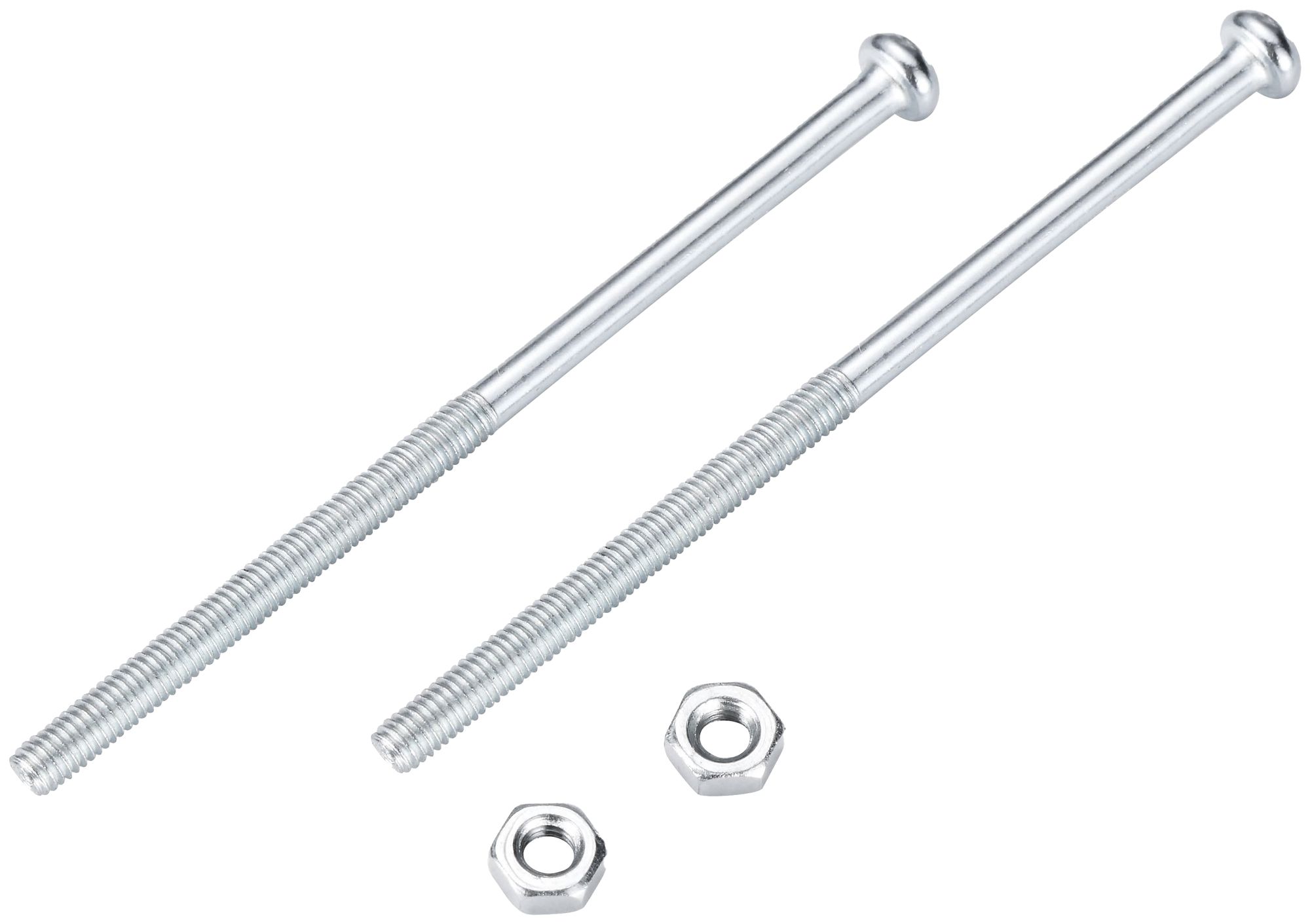 Vis de sécurité Sylvania Resisto acier chromé 2 pièces avec écrous