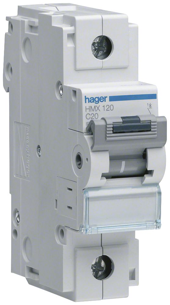 Leitungsschutzschalter Hager MCB 1P 230V Typ C 20A 1.5TE
