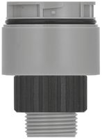 Adaptateur pour montage sur perçage WERMA EM, gris