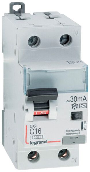 Fehlerstrom-/Leitungsschutzschalter Legrand C 2L 13A 6000A 30mA Typ A