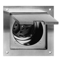 Prise INC FH 3×T13 grd.III laiton nick.