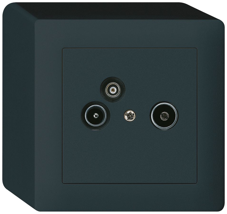 AP-Antennendose R/TV-Daten kallysto 2GHz 19db schwarz