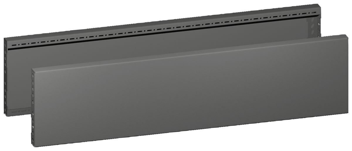 Cache-socle Rittal VX 8660.045 200mm kit latéral noir acier 2pcs