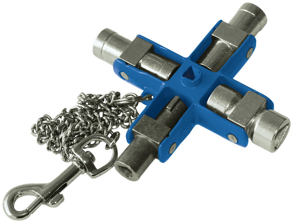 Chiave per armadio elettrico SuBMaster con 9 chiusure