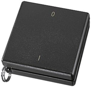 Télécommande mini RF Éltako noir 0/1, pour porte-clés FMH2S