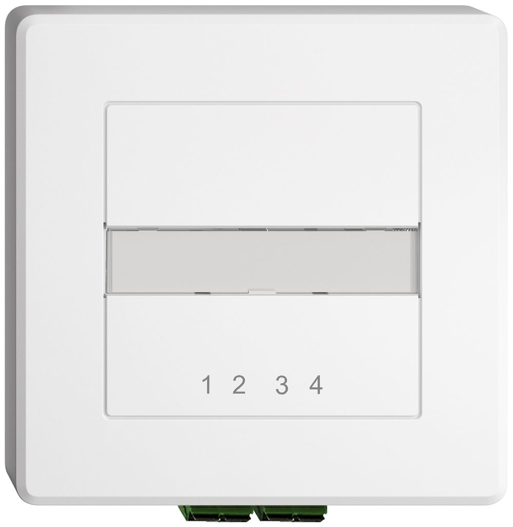 FTTH-Dose FH OSD 4, 2 Mittelstücke LC APC, weiss