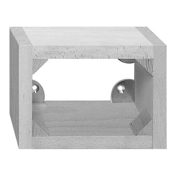 AP-Holzrahmen für FLF 1×3 Hartholz lackiert