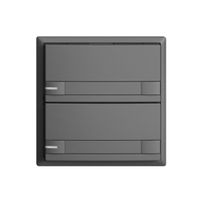 Poussoir KNX RGB EDUE, 250mW, a.LED RGB, papier, 2×poussoir, C.2×T., grf