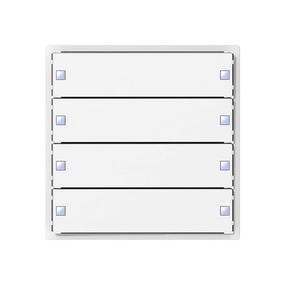 Aufsatz zu Tastsensor ABB SIDUS KNX Design ZE-Typ, 4/8, weiss