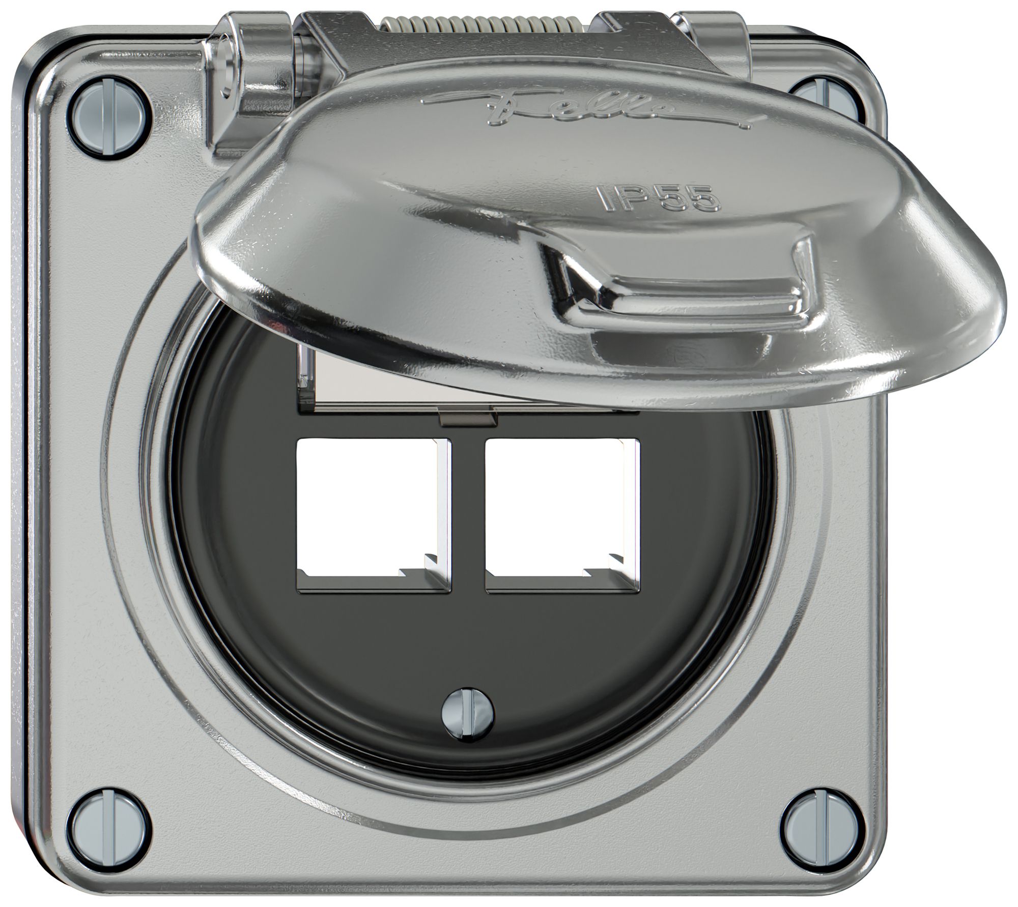 UP-Montageset ELEMENT EASYNET S-One gerade 2 aluminium