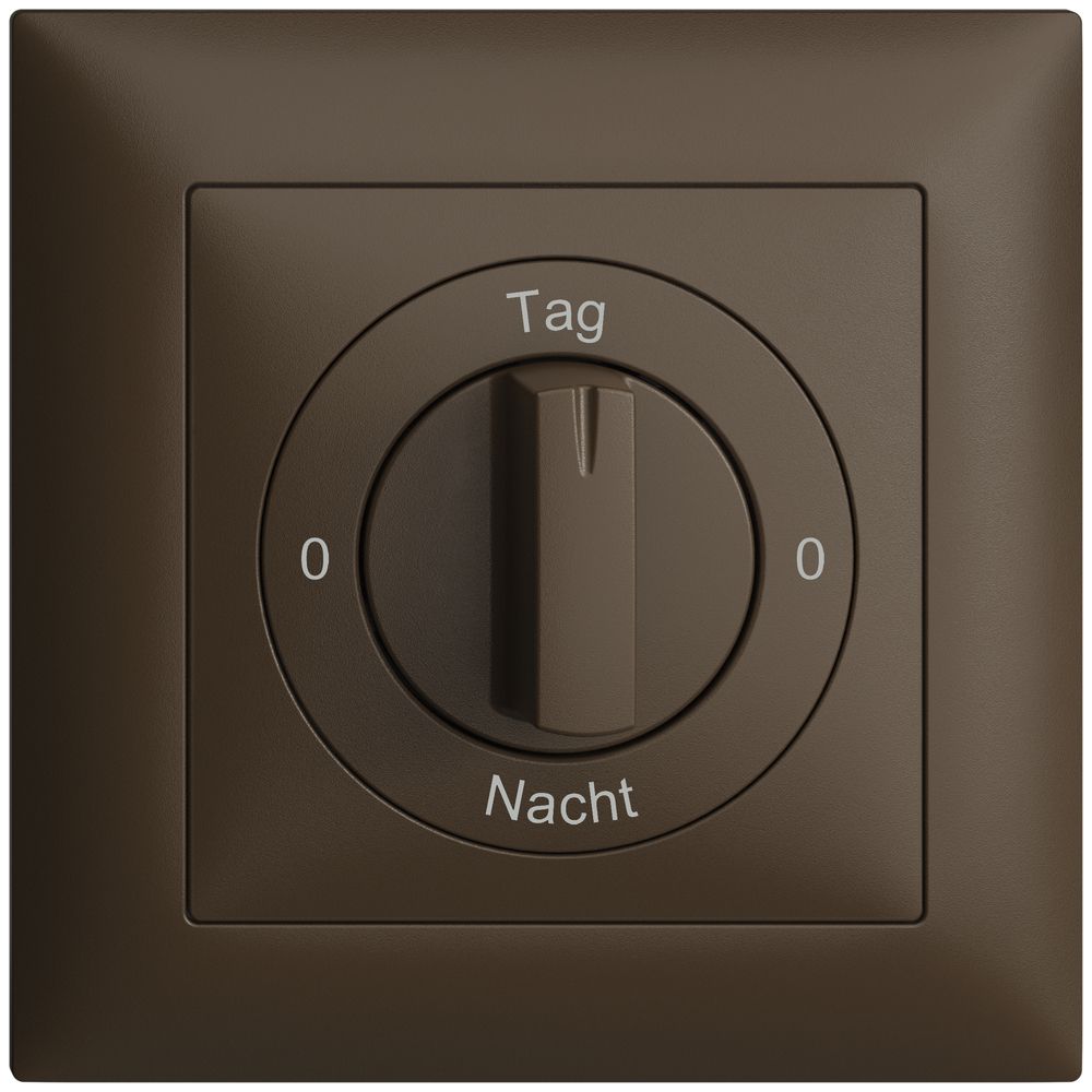 Kit front. 0-Tag-0-Nacht EDIZIOdue coffee 88×88mm per interr.rot