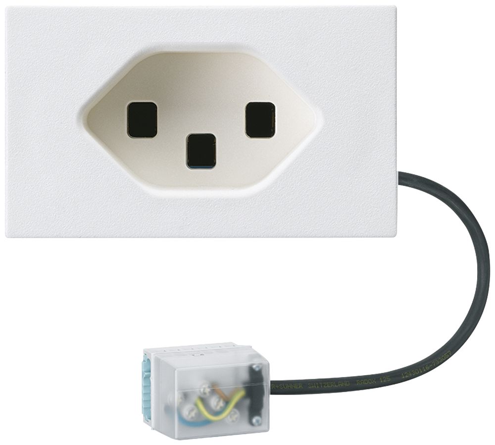 Prise INC FLF type 23 L1 blanc pour câble plat Ecobus power
