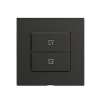 Pulsante scena 2 scene verticale/2T Edue Wiser nero