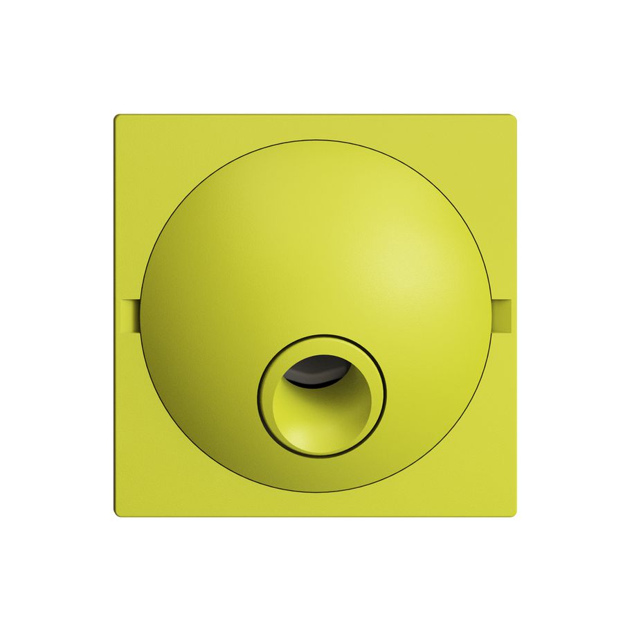 UP-Anschlussdose EDIZIOdue 8L für Rufleuchte, lemon