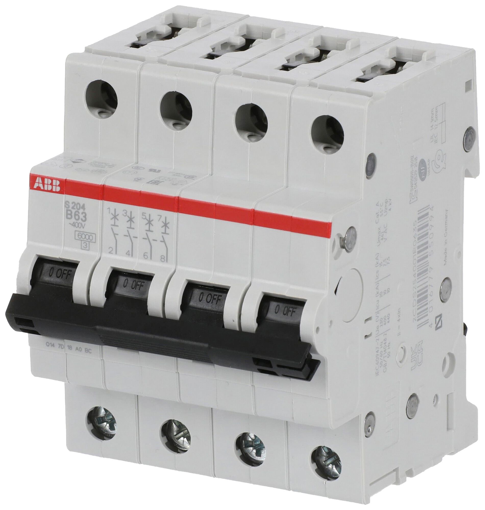 Disgiuntore SMISSLINE TP, 1LN, B, 25A, 30kA